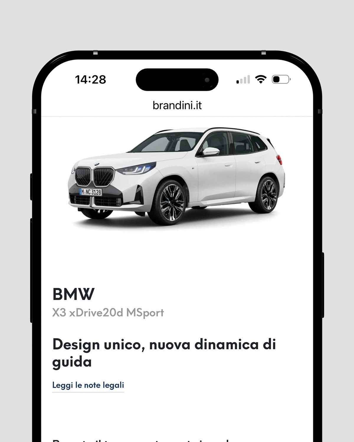 Sito web Brandini - One AM Sito web Brandini - One AM